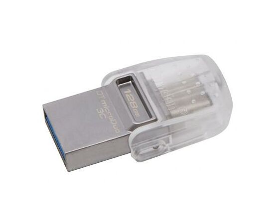 USB флеш накопитель Kingston 128GB DataTraveler microDuo 3C USB 3.0/Type C (DTDUO3C/128GB), изображение 2 USB флеш накопитель Kingston 128GB DataTraveler microDuo 3C USB 3.0/Type C (DTDUO3C/128GB), изображение 2