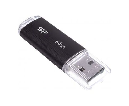 USB флеш накопитель Silicon Power 64GB Ultima U02 Black USB 2.0 (SP064GBUF2U02V1K), изображение 3 USB флеш накопитель Silicon Power 64GB Ultima U02 Black USB 2.0 (SP064GBUF2U02V1K), изображение 3