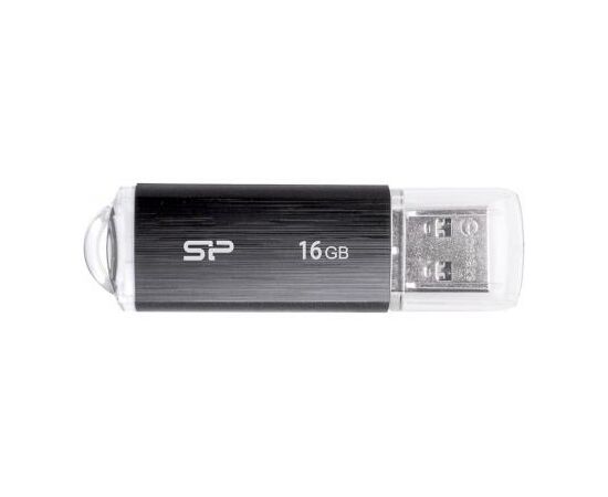 USB флеш накопичувач Silicon Power 16GB Ultima U02 Black USB 2.0 (SP016GBUF2U02V1K)