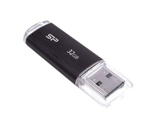 USB флеш накопитель Silicon Power 32GB Ultima U02 Black USB 2.0 (SP032GBUF2U02V1K), изображение 3 USB флеш накопитель Silicon Power 32GB Ultima U02 Black USB 2.0 (SP032GBUF2U02V1K), изображение 3