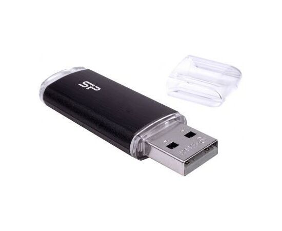 USB флеш накопитель Silicon Power 32GB Ultima U02 Black USB 2.0 (SP032GBUF2U02V1K), изображение 4 USB флеш накопитель Silicon Power 32GB Ultima U02 Black USB 2.0 (SP032GBUF2U02V1K), изображение 4