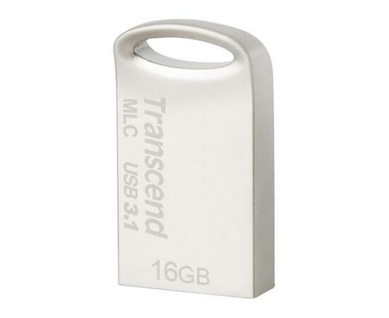 USB флеш накопичувач Transcend 16GB JetFlash 720 Silver Plating USB 3.1 (TS16GJF720S), зображення 2