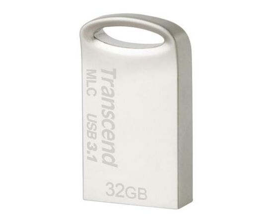 USB флеш накопичувач Transcend 32GB JetFlash 720 Silver Plating USB 3.1 (TS32GJF720S), зображення 2