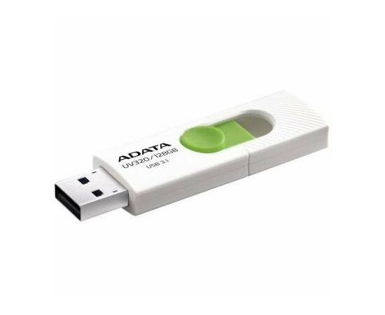 USB флеш накопитель ADATA 128GB UV320 White/Green USB 3.1 (AUV320-128G-RWHGN), изображение 3 USB флеш накопитель ADATA 128GB UV320 White/Green USB 3.1 (AUV320-128G-RWHGN), изображение 3