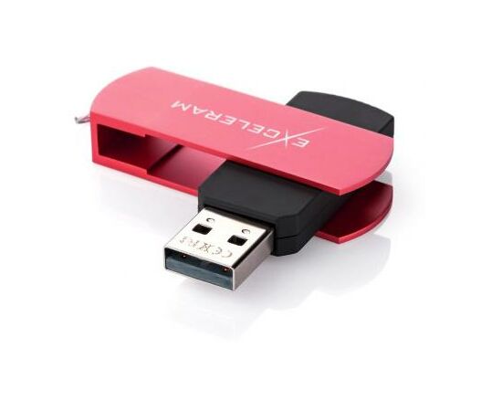 USB флеш накопитель eXceleram 16GB P2 Series Red/Black USB 2.0 (EXP2U2REB16), изображение 2 USB флеш накопитель eXceleram 16GB P2 Series Red/Black USB 2.0 (EXP2U2REB16), изображение 2