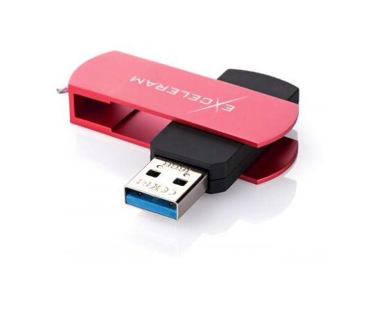 USB флеш накопитель eXceleram 16GB P2 Series Red/Black USB 3.1 Gen 1 (EXP2U3REB16), изображение 2 USB флеш накопитель eXceleram 16GB P2 Series Red/Black USB 3.1 Gen 1 (EXP2U3REB16), изображение 2