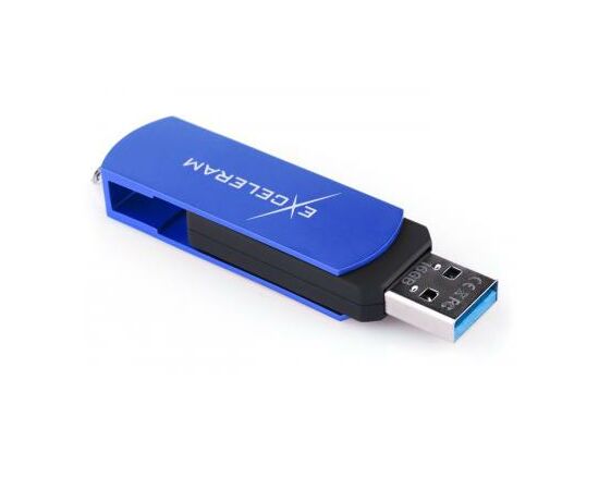 USB флеш накопитель eXceleram 16GB P2 Series Blue/Black USB 3.1 Gen 1 (EXP2U3BLB16), изображение 5 USB флеш накопитель eXceleram 16GB P2 Series Blue/Black USB 3.1 Gen 1 (EXP2U3BLB16), изображение 5