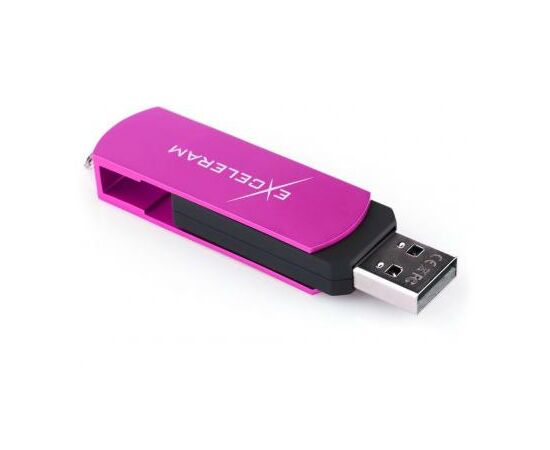 USB флеш накопитель eXceleram 16GB P2 Series Purple/Black USB 2.0 (EXP2U2PUB16), изображение 5 USB флеш накопитель eXceleram 16GB P2 Series Purple/Black USB 2.0 (EXP2U2PUB16), изображение 5