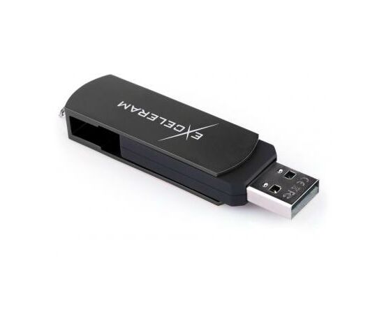 USB флеш накопитель eXceleram 64GB P2 Series Black/Black USB 2.0 (EXP2U2BB64), изображение 5 USB флеш накопитель eXceleram 64GB P2 Series Black/Black USB 2.0 (EXP2U2BB64), изображение 5