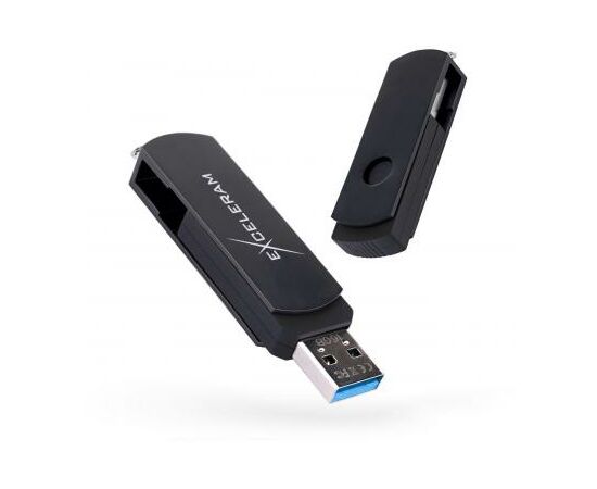 USB флеш накопичувач eXceleram 16GB P2 Series Black/Black USB 3.1 Gen 1 (EXP2U3BB16)