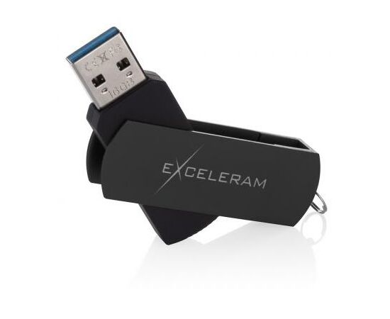 USB флеш накопитель eXceleram 32GB P2 Series Black/Black USB 3.1 Gen 1 (EXP2U3BB32), изображение 3 USB флеш накопитель eXceleram 32GB P2 Series Black/Black USB 3.1 Gen 1 (EXP2U3BB32), изображение 3