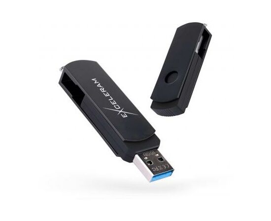USB флеш накопитель eXceleram 32GB P2 Series Black/Black USB 3.1 Gen 1 (EXP2U3BB32)