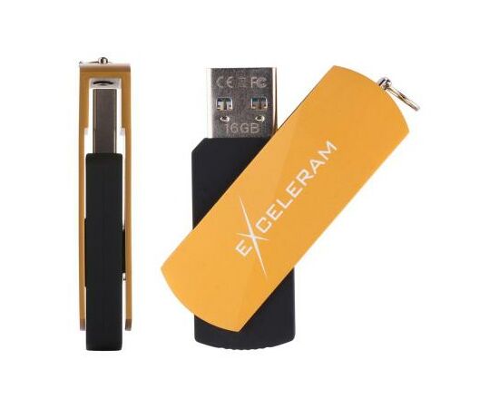 USB флеш накопитель eXceleram 32GB P2 Series Gold/Black USB 3.1 Gen 1 (EXP2U3GOB32), изображение 4 USB флеш накопитель eXceleram 32GB P2 Series Gold/Black USB 3.1 Gen 1 (EXP2U3GOB32), изображение 4