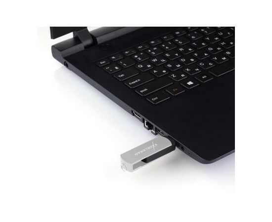 USB флеш накопитель eXceleram 64GB P2 Series Silver/Black USB 2.0 (EXP2U2SIB64), изображение 7 USB флеш накопитель eXceleram 64GB P2 Series Silver/Black USB 2.0 (EXP2U2SIB64), изображение 7