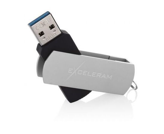USB флеш накопитель eXceleram 32GB P2 Series Silver/Black USB 3.1 Gen 1 (EXP2U3SIB32), изображение 3 USB флеш накопитель eXceleram 32GB P2 Series Silver/Black USB 3.1 Gen 1 (EXP2U3SIB32), изображение 3