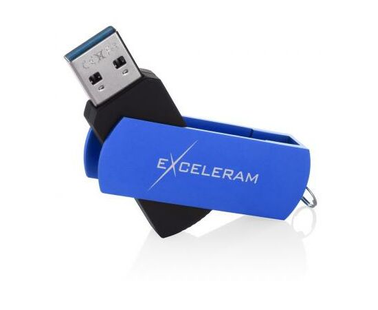 USB флеш накопитель eXceleram 64GB P2 Series Blue/Black USB 3.1 Gen 1 (EXP2U3BLB64), изображение 3 USB флеш накопитель eXceleram 64GB P2 Series Blue/Black USB 3.1 Gen 1 (EXP2U3BLB64), изображение 3