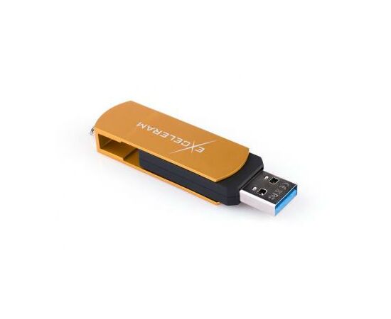 USB флеш накопитель eXceleram 64GB P2 Series Gold/Black USB 3.1 Gen 1 (EXP2U3GOB64), изображение 5 USB флеш накопитель eXceleram 64GB P2 Series Gold/Black USB 3.1 Gen 1 (EXP2U3GOB64), изображение 5