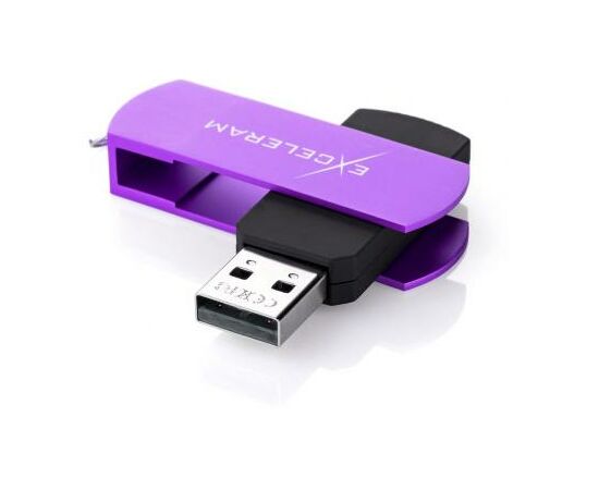 USB флеш накопитель eXceleram 32GB P2 Series Grape/Black USB 2.0 (EXP2U2GPB32), изображение 2 USB флеш накопитель eXceleram 32GB P2 Series Grape/Black USB 2.0 (EXP2U2GPB32), изображение 2
