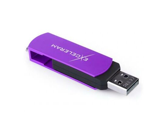 USB флеш накопитель eXceleram 32GB P2 Series Grape/Black USB 2.0 (EXP2U2GPB32), изображение 5 USB флеш накопитель eXceleram 32GB P2 Series Grape/Black USB 2.0 (EXP2U2GPB32), изображение 5