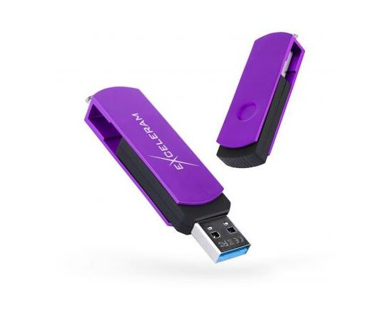 USB флеш накопичувач eXceleram 16GB P2 Series Grape/Black USB 3.1 Gen 1 (EXP2U3GPB16)