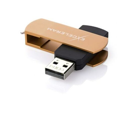 USB флеш накопитель eXceleram 32GB P2 Series Brown/Black USB 2.0 (EXP2U2BRB32), изображение 2 USB флеш накопитель eXceleram 32GB P2 Series Brown/Black USB 2.0 (EXP2U2BRB32), изображение 2