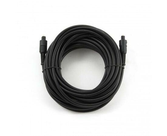 Кабель мультимедийный Optical Toslink M-M 1m black Cablexpert (CC-OPT-1M), изображение 2 Кабель мультимедийный Optical Toslink M-M 1m black Cablexpert (CC-OPT-1M), изображение 2