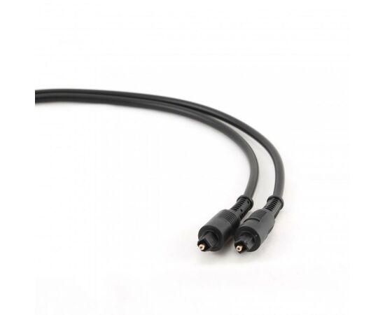 Кабель мультимедийный Optical Toslink M-M 1m black Cablexpert (CC-OPT-1M), изображение 3 Кабель мультимедийный Optical Toslink M-M 1m black Cablexpert (CC-OPT-1M), изображение 3