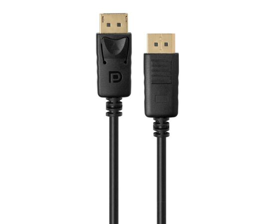 Кабель мультимедійний Display Port to Display Port 1.8m Vinga (VCPDP1.8BK), зображення 2 Кабель мультимедійний Display Port to Display Port 1.8m Vinga (VCPDP1.8BK), зображення 2