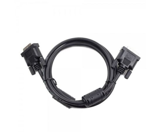 Кабель мультимедийный DVI to DVI 24+1pin, 4.5m Cablexpert (CC-DVI2-BK-15), изображение 3 Кабель мультимедийный DVI to DVI 24+1pin, 4.5m Cablexpert (CC-DVI2-BK-15), изображение 3