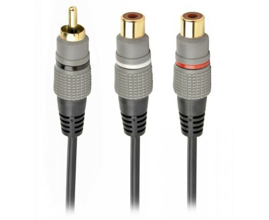 Кабель мультимедийный RCA to 2 RCA 0.2m Cablexpert (CCAP-RCAM2F-0.2M)