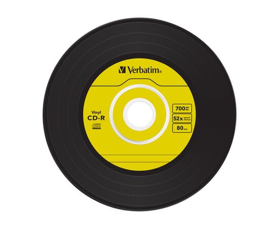 Диск CD Verbatim CD-R 700Mb 52x Slim case Vinyl AZO (43426), изображение 3 Диск CD Verbatim CD-R 700Mb 52x Slim case Vinyl AZO (43426), изображение 3