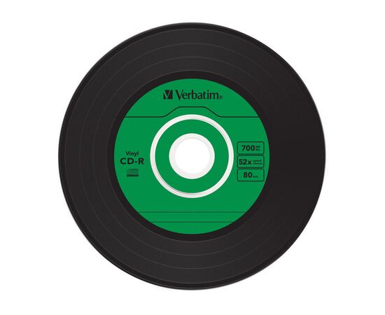 Диск CD Verbatim CD-R 700Mb 52x Slim case Vinyl AZO (43426), изображение 6 Диск CD Verbatim CD-R 700Mb 52x Slim case Vinyl AZO (43426), изображение 6