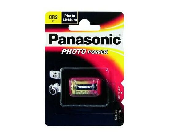 Батарейка Panasonic CR2 Lithium (CR-2L/1BP)