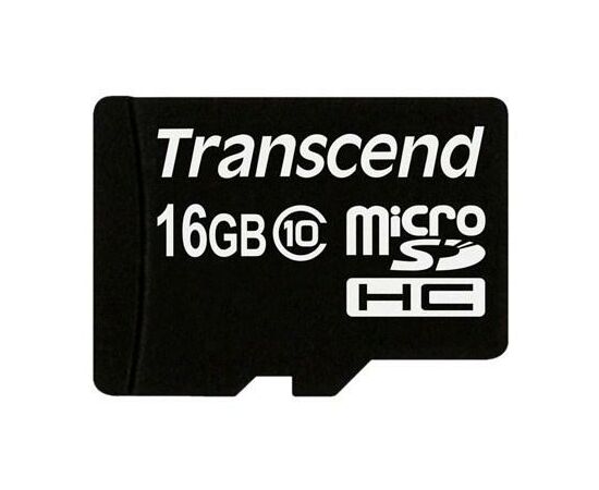 Карта памяти Transcend 16Gb microSDHC class 10 (TS16GUSDC10)