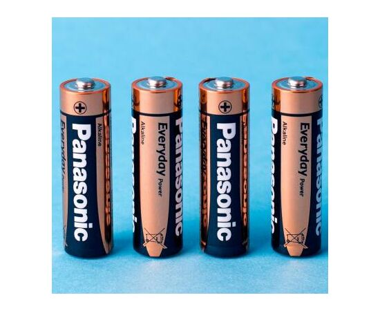 Батарейка Panasonic AA EVERYDAY POWER * 4 (LR6REE/4BP / LR6REE/4BR), изображение 2 Батарейка Panasonic AA EVERYDAY POWER * 4 (LR6REE/4BP / LR6REE/4BR), изображение 2