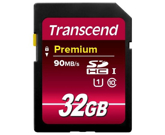 Карта памяти Transcend 32Gb SDHC class 10 UHS-I Premium (TS32GSDU1)