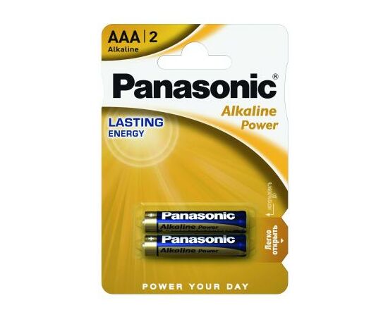 Батарейка Panasonic AAA LR03 Alkaline Power * 2 (LR03REB/2BP)