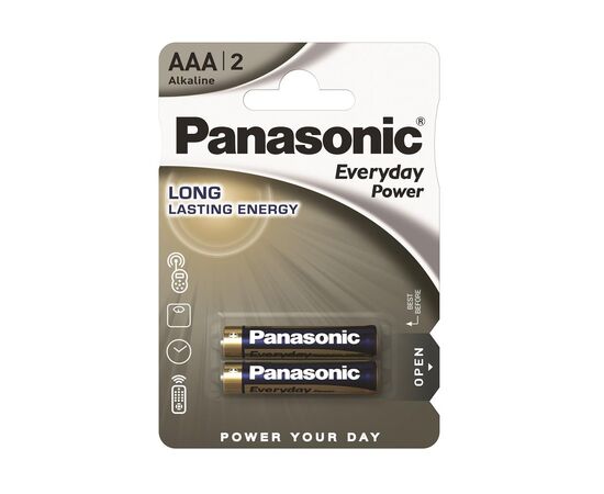 Батарейка Panasonic AAA LR03 Everyday Power * 2 (LR03REE/2BR)