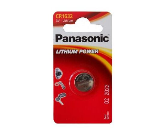 Батарейка Panasonic CR 1632 Lithium * 1 (CR-1632EL/1B)