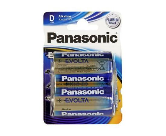 Батарейка Panasonic D LR20 Evolta * 2 (LR20EGE/2BP)
