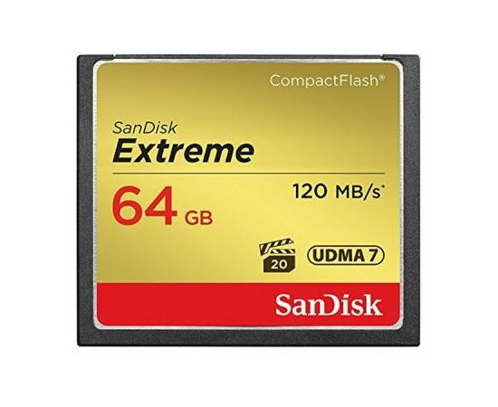 Карта памяти SanDisk 64Gb Compact Flash Extreme (SDCFXSB-064G-G46)