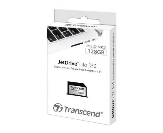 Карта памяти Transcend 128Gb JetDrive Lite 330 (TS128GJDL330), изображение 2 Карта памяти Transcend 128Gb JetDrive Lite 330 (TS128GJDL330), изображение 2