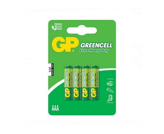 Батарейка Gp AAA R03 солевая * 4 (24G-U4 / 4891199000478)