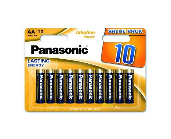 Батарейка Panasonic LR06 Alkaline Power * 10 (LR6REB/10BW)