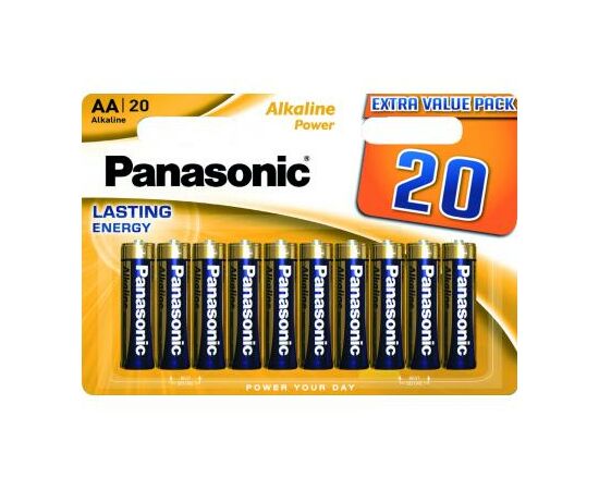 Батарейка Panasonic LR06 Alkaline Power * 20 (LR6REB/20BW)