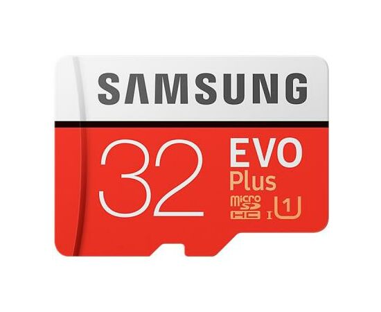 Карта памяти Samsung 32GB microSD class 10 UHS-I Evo Plus (MB-MC32GA/RU), изображение 2 Карта памяти Samsung 32GB microSD class 10 UHS-I Evo Plus (MB-MC32GA/RU), изображение 2
