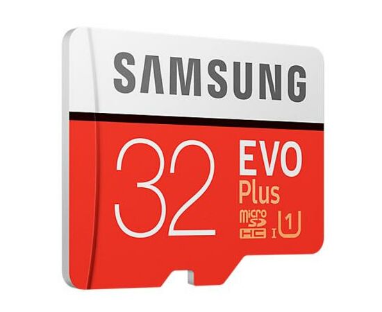 Карта памяти Samsung 32GB microSD class 10 UHS-I Evo Plus (MB-MC32GA/RU), изображение 3 Карта памяти Samsung 32GB microSD class 10 UHS-I Evo Plus (MB-MC32GA/RU), изображение 3