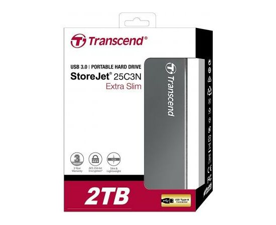 Внешний жесткий диск 2.5" 2TB Transcend (TS2TSJ25C3N), изображение 7 Внешний жесткий диск 2.5" 2TB Transcend (TS2TSJ25C3N), изображение 7