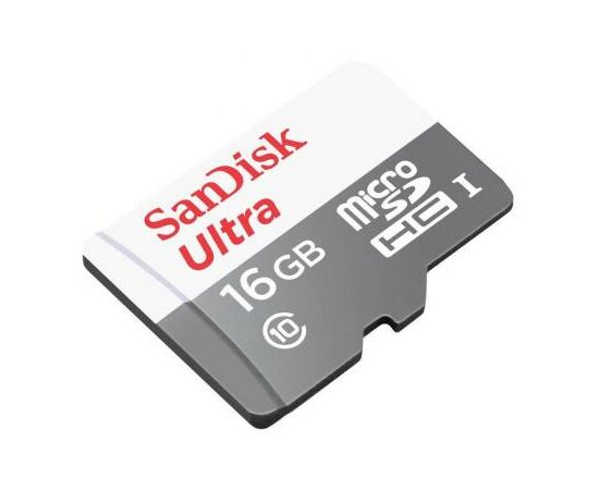 Карта пам'яті SanDisk 16GB Miсro-SDHC Class 10 UHS-I Ultra (SDSQUNS-016G-GN3MN), зображення 2