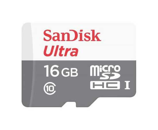 Карта пам'яті SanDisk 16GB Miсro-SDHC Class 10 UHS-I Ultra (SDSQUNS-016G-GN3MN)
